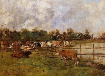 尤金 佈丹 Cows in the Meadow 尤金 佈丹 Cows in the Meadow